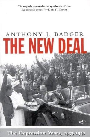 The New Deal: the Depression years, 1933-40