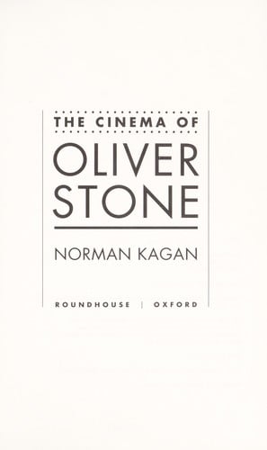 The cinema of Oliver Stone