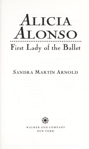 Alicia Alonso: first lady of the ballet