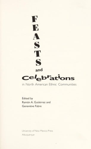 Feasts and celebrations in North American ethnic communities