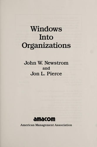 Windows into organizations