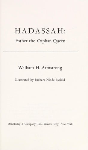 Hadassah: Esther the orphan queen