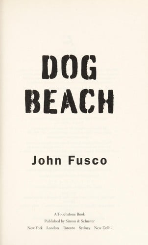 Dog beach: a novel