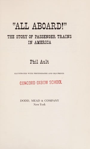"All aboard!": The story of passenger trains in America