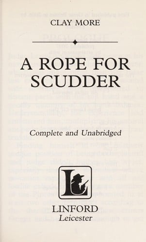 A rope for Scudder