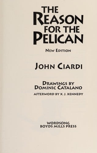 The reason for the pelican