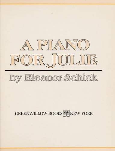 A piano for Julie