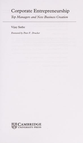 Corporate Entrepreneurship