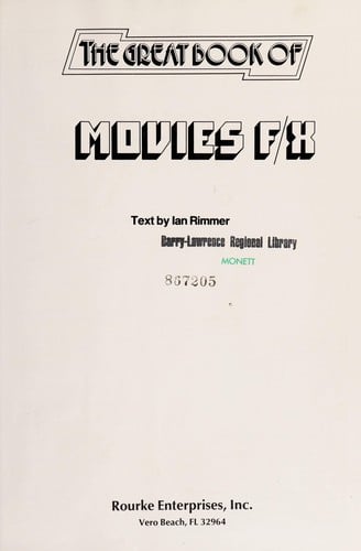 The great book of movies F/X