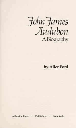 John James Audubon: a biography