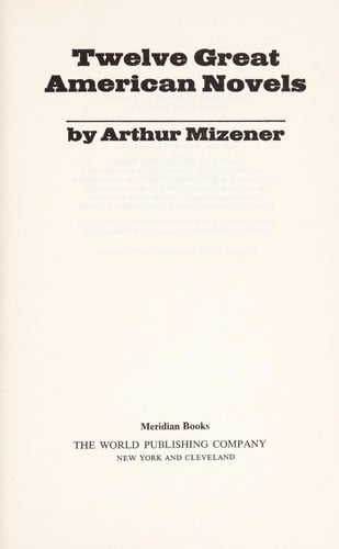 Twelve great American novels.
