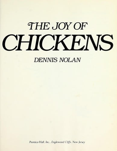 The joy of chickens