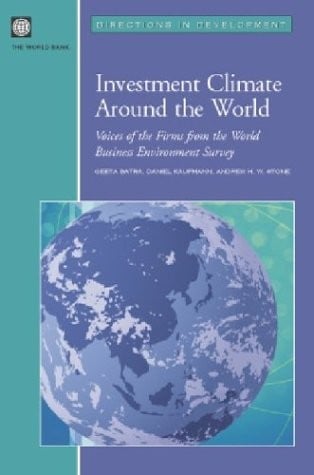 Investment climate around the world: voices of the firms from the World Business Environment Survey