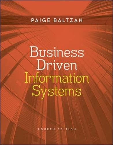 Business Driven Information Systems