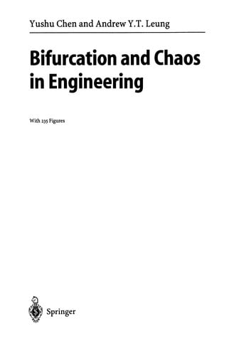 Bifurcation and Chaos in Engineering