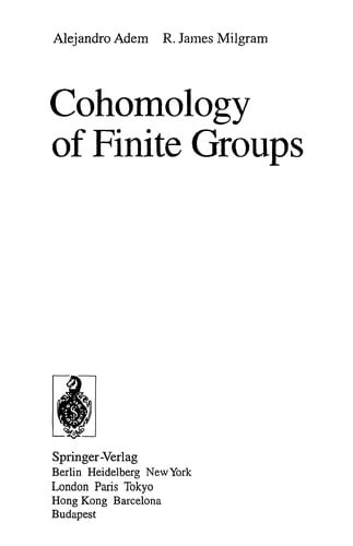 Cohomology of finite groups