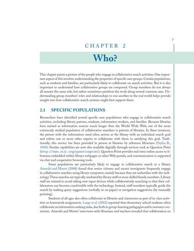 Collaborative web search: who, what, where, when, and why