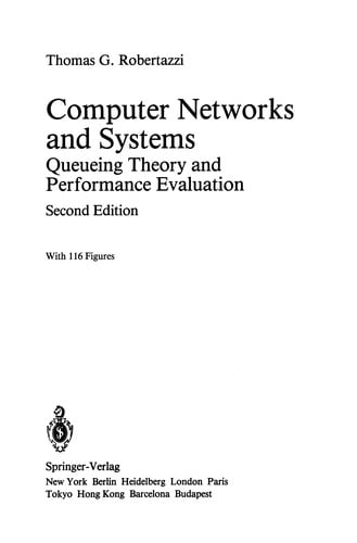 Computer Networks and Systems: Queueing Theory and Performance Evaluation