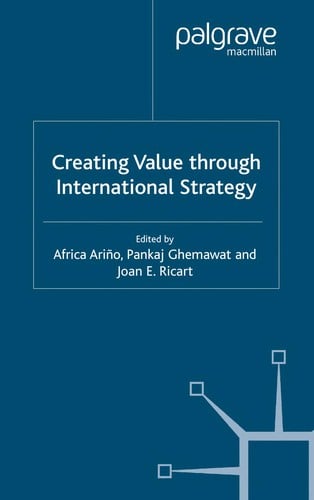 Creating value through international strategy