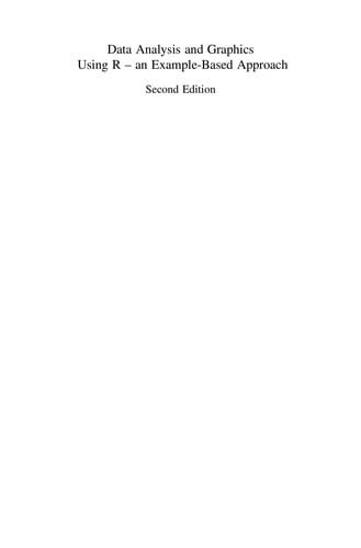 Data analysis and graphics using R: an example-based approach