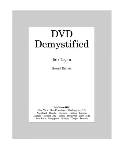 DVD Demystified