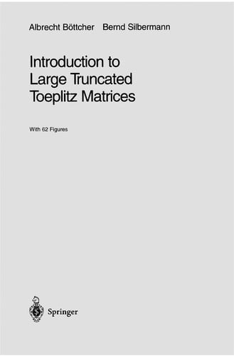 Introduction to Large Truncated Toeplitz Matrices
