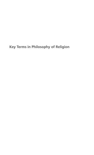 Key terms in philosophy of religion