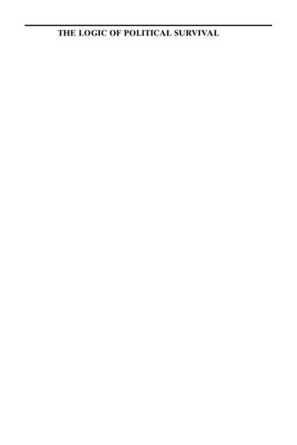 The logic of political survival