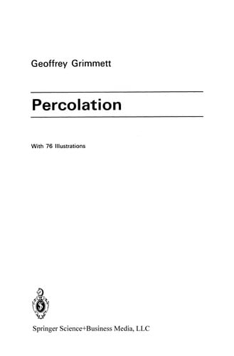 Percolation