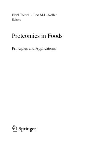 Proteomics in Foods: Principles and Applications