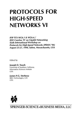 Protocols for High-Speed Networks VI: IFIP TC6 WG6.1 & WG6.4