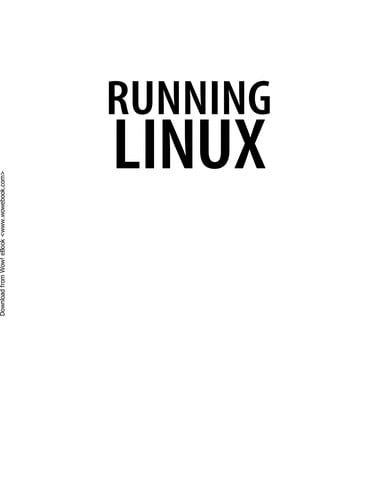 Running Linux