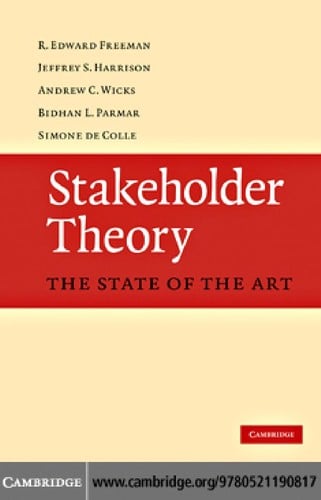 Stakeholder theory: the state of the art