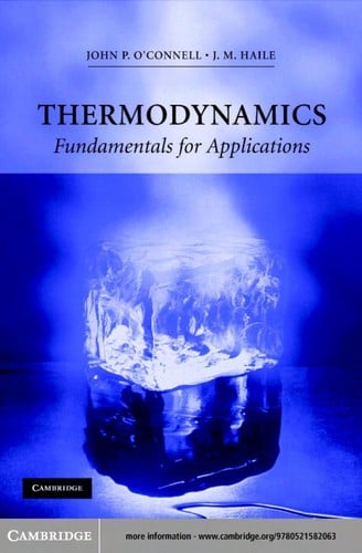 Thermodynamics: fundamentals and applications
