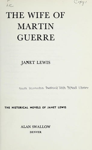 The wife of Martin Guerre