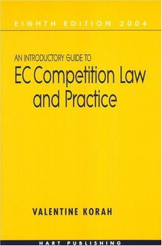 An introductory guide to EC competition law and practice