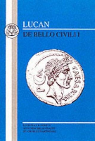 Lucan: De Bello Civili I (BCP Latin Texts)