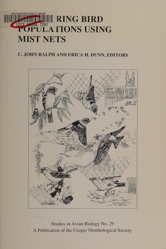 Monitoring bird populations using mist nets