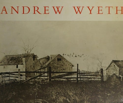 Andrew Wyeth: dry brush and pencil drawings. A loan exhibition organized by the Fogg Art Museum 1963, [held at] Fogg Art Museum, Harvard University, the Pierpont Morgan Library, New York, the Corcoran Gallery of Art Washington, William A. Farnsworth Library and Art Museum, Rockland, Maine.
