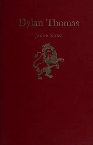 Dylan Thomas (Twayne's English Authors)