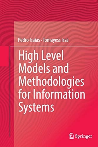 High Level Models and Methodologies for Information Systems