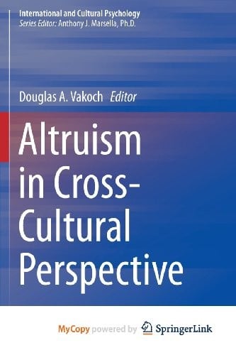 Altruism in Cross-Cultural Perspective