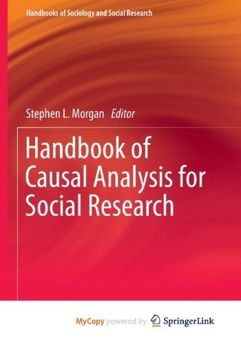 Handbook of Causal Analysis for Social Research