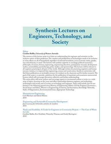 Humanitarian engineering