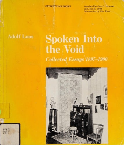 Spoken into the void: collected essays, 1897-1900