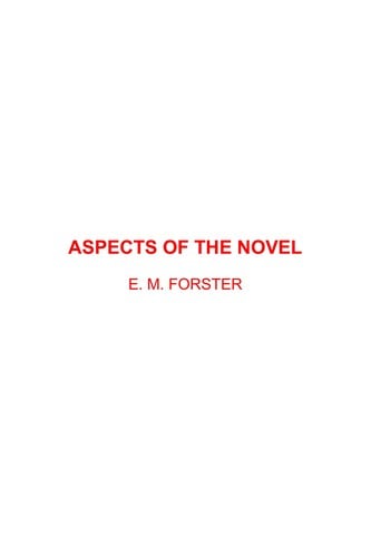Aspects of the Novel