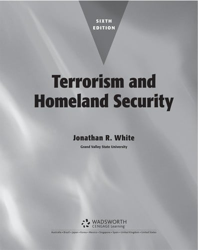 Terrorism and homeland security