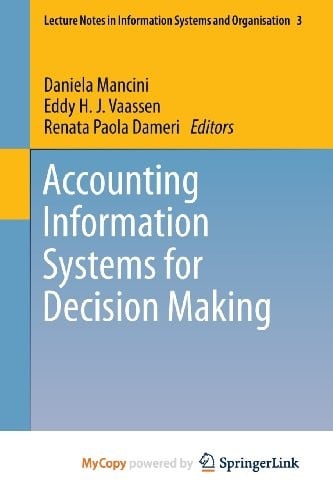 Accounting Information Systems for Decision Making