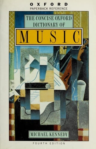 The concise Oxford dictionary of music