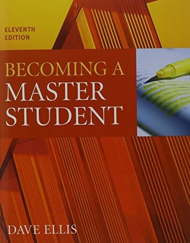 Ellis Becoming A Master Student Eleventh Edition Plusthree by Five Card Packs Sixth/eleventh Edition Plustwo Thousand Seven Two Thousand Eight Master Studentplanner